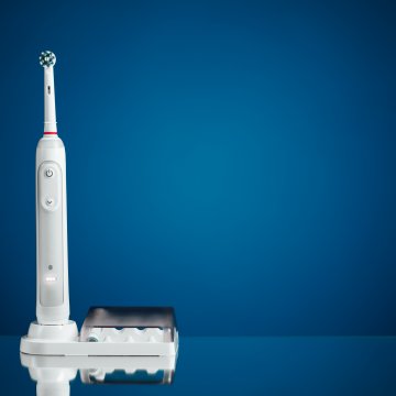 electric toothbrush close up